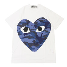 PLAY COMME des GARCONS MENS CAMO HEART TEE画像