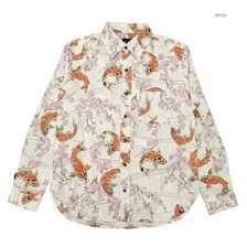 衣櫻 Lot.SA-1565 サザンクロス素材 長袖レギュラーシャツ "跳ね鯉" SA1565画像