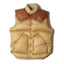Lot.2197 ROCKY MOUNTAIN &times; WAREHOUSE RIP STOP NYLON DOWN VEST画像