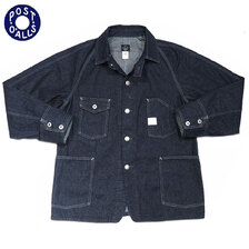 POST OVERALLS #1102-10DI Engineer's Jacket : 10oz. indigo denim画像