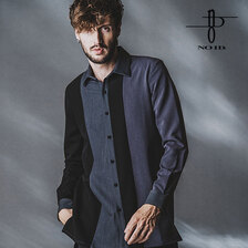 NO ID. BLACK カラーブロッキングロングSH 453006-610S画像