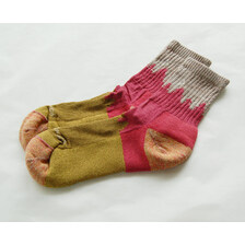 DARN TOUGH VERMONT Treeline Micro Crew Midweight with Cushion Cranberry 1971画像