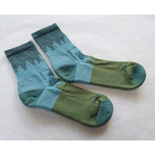 DARN TOUGH VERMONT Treeline Micro Crew Midweight with Cushion Aqua 1971画像