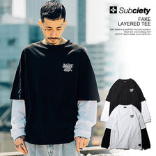 Subciety FAKE LAYERED TEE 106-44937画像