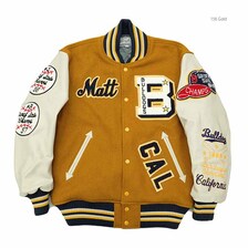 Whitesville 30oz. WOOL MELTON AWARD JACKET "BULLDOGS" WV15385画像