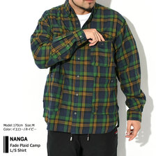 NANGA Fade Plaid Camp L/S Shirt NW2331-1H236画像