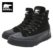 SOREL CHEYANNE METRO II SNEAK WP Black/Sea Salt NM4986-010画像