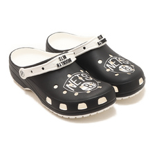 crocs NBA Brooklyn Nets Cls Clg White/Black 208651-103画像