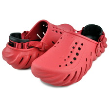 crocs ECHO CLOG VARSITY RED 207937-6WC画像