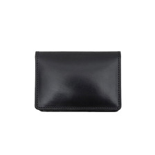 BEORMA LEATHER COMPANY BRIDLE LEATHER TURNED EDGE GUSSETED CARD S0039画像