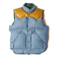 Lot 2200 ROCKY MOUNTAIN &times; WAREHOUSE CHAMBRAY DOWN VEST画像