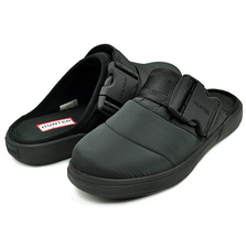 HUNTER WOMENS IN/OUT TOPCLIP MULE SLIPPER BLACK WFF2001WWU-BLK画像