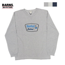 BARNS COZUN 長袖 プリント Tシャツ GUSSET BR-23410画像