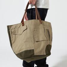 AVIREX &times; EXPANSION FIELD JACKET REMAKE TOTE BAG 7833276007画像