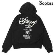 STUSSY WORLD TOUR ZIP HOOD画像