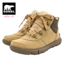SOREL Canoe/Wet Sand EXPLORER NEXT HIKER WP WOMENS NL5028-262画像