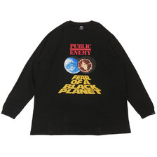 APPLEBUM 911 IS A JOKE L/S T-shirt PUBLIC ENEMY Collection BLACK画像