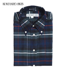 INDIVIDUALIZED SHIRTS L/S STANDARD FIT B.D. TARTAN OXFORD SHIRTS mackenzie画像