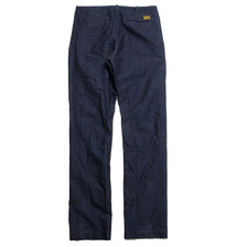 BURGUS PLUS Lot.401Z Zip Fly Indigo Dobby SASHIKO Trousers 401Z-55画像