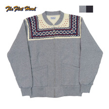 THE FLAT HEAD SNOW PATTERN FULL ZIP SWEAT FN-MSZ-211画像