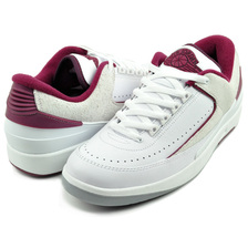 NIKE AIR JORDAN 2 LOW white/cherrywood red DV9956-103画像