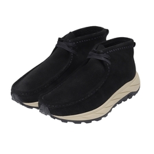 Clarks Wallabee Eden BLACK SUEDE 26173320画像