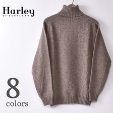 Harley of Scotland SHETLAND POLO NECK SWEATER M2474/5画像