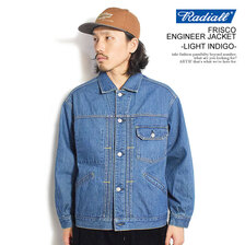 RADIALL FRISCO - ENGINEER JACKET -LIGHT INDIGO- RAD-23AW-JK001-02画像
