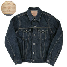 ONI DENIM 16oz 天然藍染め 極デニム ウォームポケット付き 3rdタイプ デニムジャケット ONI-02527P-KIWAMI画像