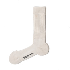 MARQUEE PLAYER HYBRID RIB SOCKS IVORYWHITE 9023画像
