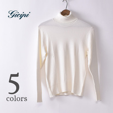 GICIPI 2312A ANANAS TURTLE NECK JUSTFIT KNITSEW画像