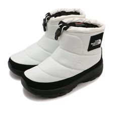 THE NORTH FACE Nuptse Bootie WP Logo Short GARDENIA WHITE/TNFBLACK NF52280-GK画像