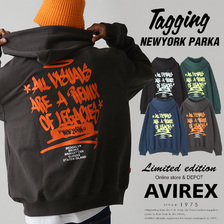 AVIREX TAGGING DESIGN NEW YORK PARKA 7833231022画像