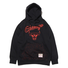 Mitchell & Ness NBA SPECKLE NEP HOODIE BULLS BMPHDP22267-CBU画像