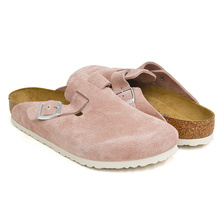BIRKENSTOCK BOSTON PINK CLAY / SUEDE LEATHER NARROW 1023263画像