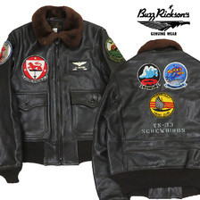 Buzz Rickson's Type G-1 "A. PRITZKER & SONS, INC." VS-33 SCREWBIRDS BR80637画像