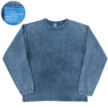 Good On INDIGO SHAVE HEAVY JERSEY CREW TEE GOLT2017IS画像