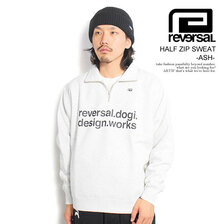 reversal rvddw HALF ZIP SWEAT -ASH- RV23AW210A画像