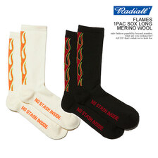 RADIALL FLAMES - 1PAC SOX LONG / MERINO WOOL RAD-PAC055画像