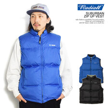RADIALL SUBURBAN - ZIP UP VEST RAD-23AW-JK008画像