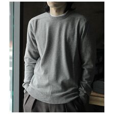 SANTI CASHMERE HANDFRAME CREWNECK KNIT画像