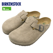 BIRKENSTOCK BOSTON SYNTHETICS Desert Dust Grey Taupe 1023196画像