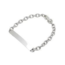 Garden of eden oval link ID Bracelet 23SS005画像