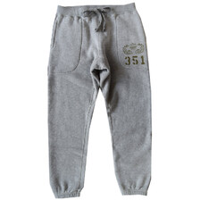 COLIMBO HUNTING GOODS ロックシャックスウェットパンツ ステンシルプリント(杢グレー) ZY-0445画像