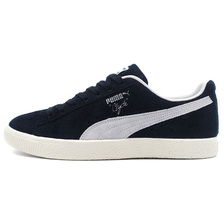 PUMA CLYDE HAIRY SUEDE PUMA BLACK/FROSTED IVORY 393115-02画像