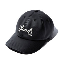 glamb Spin Logo Leather Cap GB0124-CP04画像