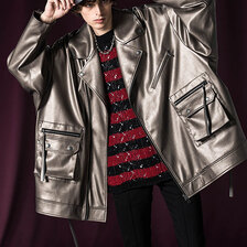 glamb 4XL Riders Jacket GB0124-JKT08画像
