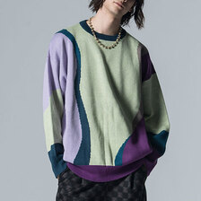 glamb Marble Jacquard Knit GB0124-KNT04画像
