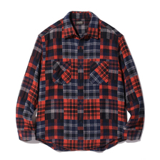 SUGAR CANE PATCH WORK CHECK WORK SHIRT SC29179画像