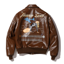 Buzz Rickson's Type A-2 "BUZZ RICKSON'S 30th ANNIVERSARY MODEL UNITED SHEEP LINED CLOTHING CO. Heaven Sent BACK PAINT" BR80639画像